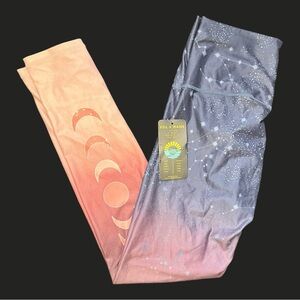 Sol & Mane Cora Just a Phase Moon Phase Leggings Medium NWT